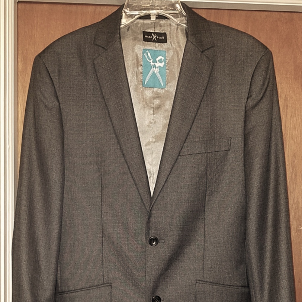 Marc Ecko Gray Blazer Coat Jacket 38R